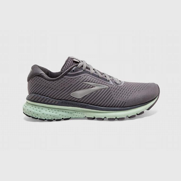 Brooks Adrenaline Gts 20 Womens Road Running Shoes - Mint/Dark/Grey - Philippines (829715JIX)